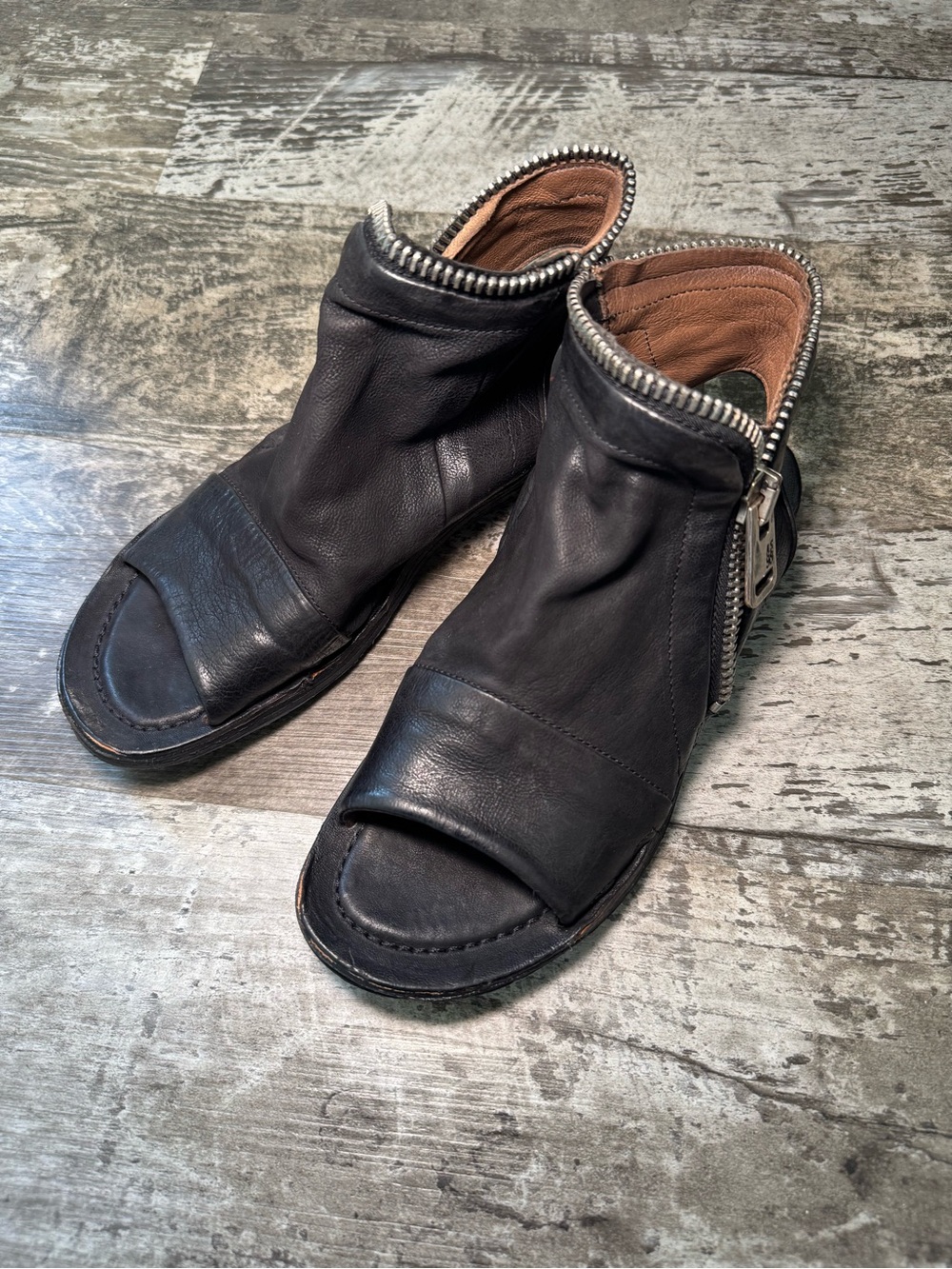 A.S. 98 Hazey Zip Boot Sandals